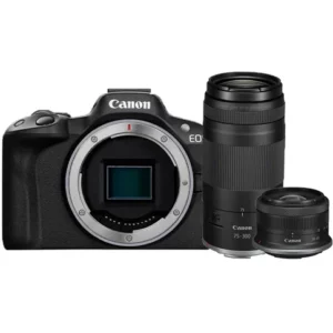 CANON EOS R50 + CANON RF-S 18-45MM F/4.5-6.3 IS STM + CANON RF-S 75-300MM F/4-5.6